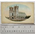 1914 postcard Worksop Priory Church