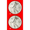 Ⰶ VULCAN (1954-1989):ITALY★50 LIRAS 1981R 2 DIS...