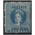 Grenada 1881 SG23 4d Blue Mint No Gum...