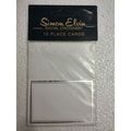 Place Cards - Pack of 10 - silver trim
