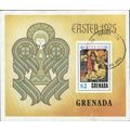 GRENADA, Easter, Descent from the Cross, Botticelli, yellow 1975, $2