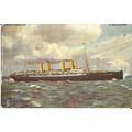 Hamburg Amerika Line SS DEUTSCHLAND Tuck Oilett...