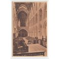 Interior of Wymondham Abbey Church Postcard Nor...