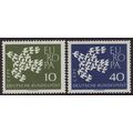 Germany 1961 SG 1281-2 UMM - Europa/CEPT (G-108)