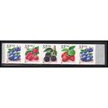 3302-3305 33c Fruit Berries Very Fine MNH PNC B...
