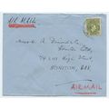 Nigeria Postal History Cover 1950 Postmarked US...