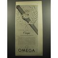 1952 Omega Watch Ad - In Limited Edition.. the new Omega automatic