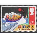 GB stamp - 1985 safety at sea - sea rescue - th...