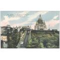 75 - Paris - le funiculaire et la basilique du ...