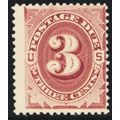 J17, Mint NH 3¢ Postage Due - With PSAG Certifi...