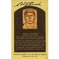 Edd Roush Signed Autographed Hall of Fame Plaqu...