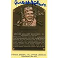 Brooks Robinson Signed Autographed Hall of Fame...
