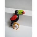 Kinder Surprise Toy 2001 K01-7 Toucan Perch Ring