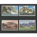 Kenya, Uganda, Tanzania 181-184, 1968 Mountains...