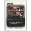 THE ' QUOTABLE ' STAR TREK DS9 PROMO card # P1 ...