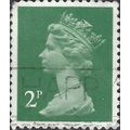 GB, QE II, Machin, dark green 1984, 2p, #2