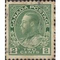 CANADA, King George V, green 1922, 2c, #4