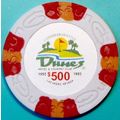 Dunes. $500 Casino Chip. Las Vegas, NV. Fantasy...