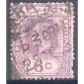 Ceylon stamps 1921 - 6c violet - KGV - used 2