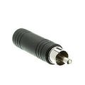 1/4 inch Mono Female Phono to RCA Male Adapter