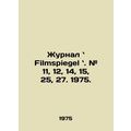 Filmspiegel magazine. # 11, 12, 14, 15, 25, 27. 1975. In Russian /Zhurnal Film
