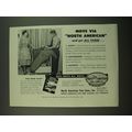 1955 North American Van Lines Ad - Move via North American and get all three