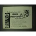 1955 San Antonio Tourism Ad - This Summer (by all means) include - San Antonio