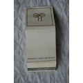Matchbook cover Renaissance Hotels and Resorts