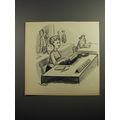 1954 Cartoon by Syd Hoff - Geo. B. Burke's