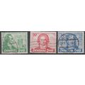 Mi: 61/63 used 1949 Berlin Cat € 180