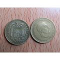 Spain 1969 Franco 1966-1969* 1 Peseta Coin