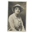 Pretty Lady, Social History, RP Postcard.