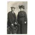 Husband And Wife, Social History, RP Postcard.