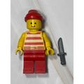 LEGO Pirate Minifigure Red/White Stripes Shirt ...