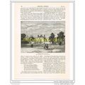 WHITTON PARK, RICHMOND? c1800, BOOK ILLUSTRATIO...