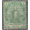 Cape of Good Hope 1893 SG58 1/2d Green Mounted ...