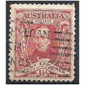 Australia 1930 SG117 1 1/2d Scarlet Captain Stu...