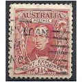 Australia 1930 SG117 1 1/2d Scarlet Captain Stu...