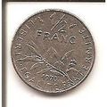 FRANKRIJK 1/2 FRANC 1978