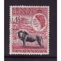 KENYA UGANDA AND TANGANYIKA 1954 SG175 1s LION ...