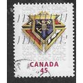 CAN 1997 45c 'KNIGHTS OF COLUMBUS CHARITY ' FIN...