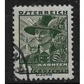 AUSTRIA 1934 4g GREEN CARINTHIA SG 718 FINE USED#
