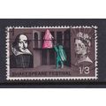 GB 1964 SHAKESPEARE 1/3d USED SG648
