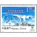 MACAU, Smoke-free Macau, blue 2012, 1.50patacas