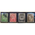 Colombia Stamps Scott #457 To 460, Used