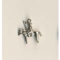Sterling Silver Charm of a Man in the Calvary o...