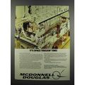 1983 McDonnell Douglas Space Cargo Processing Ad - Space Truckin'