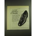 1974 Johnston & Murphy Sussex Shoes Ad - Unmist...