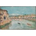 Ponte alle Grazie, Firenze, 1912 - Scrocchi Car...