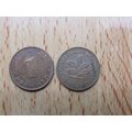 1979d 1 Pfennig Germany Coin